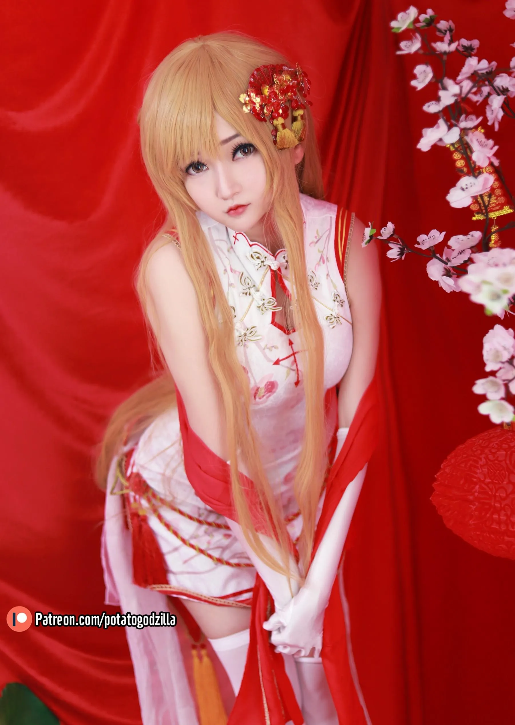 Potato Godzilla – NO.73 Asuna Yuuki Qipao [53P]插图8